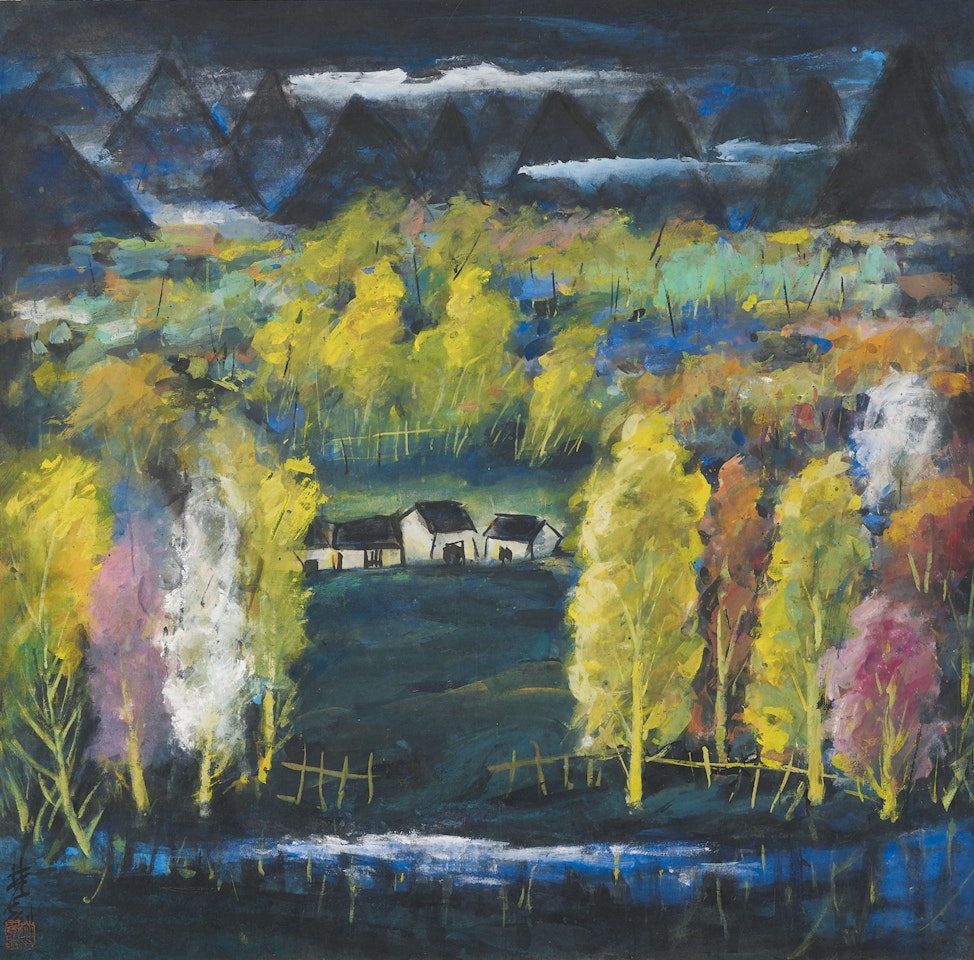 Landscape by Lin Fengmian