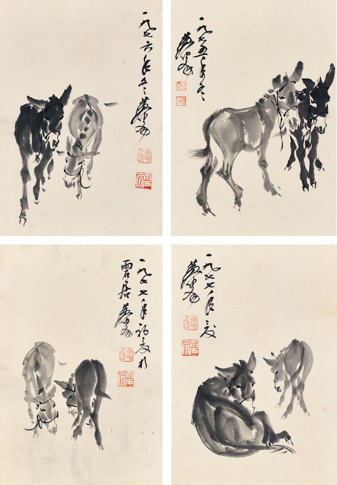 Donkeys by Huang Zhou