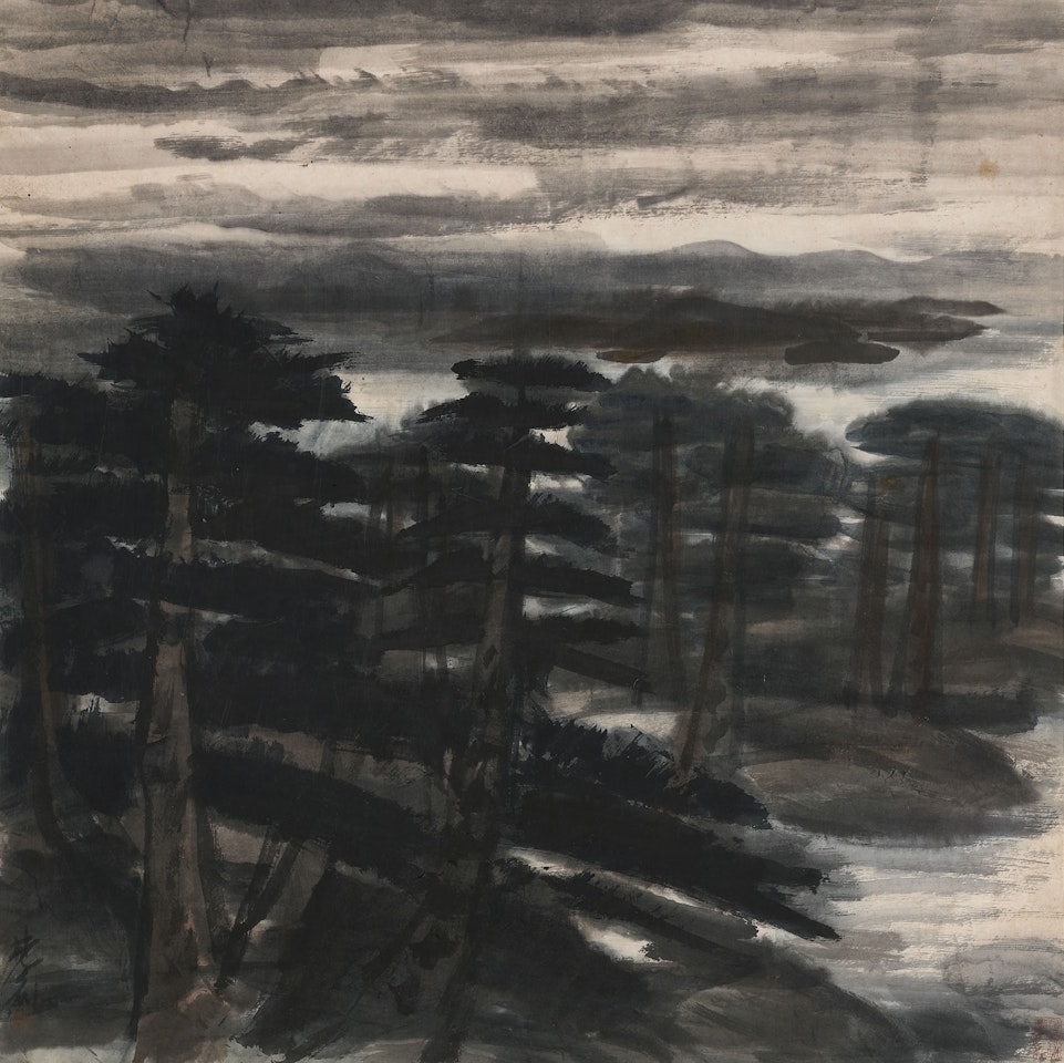 The Pines by Lin Fengmian