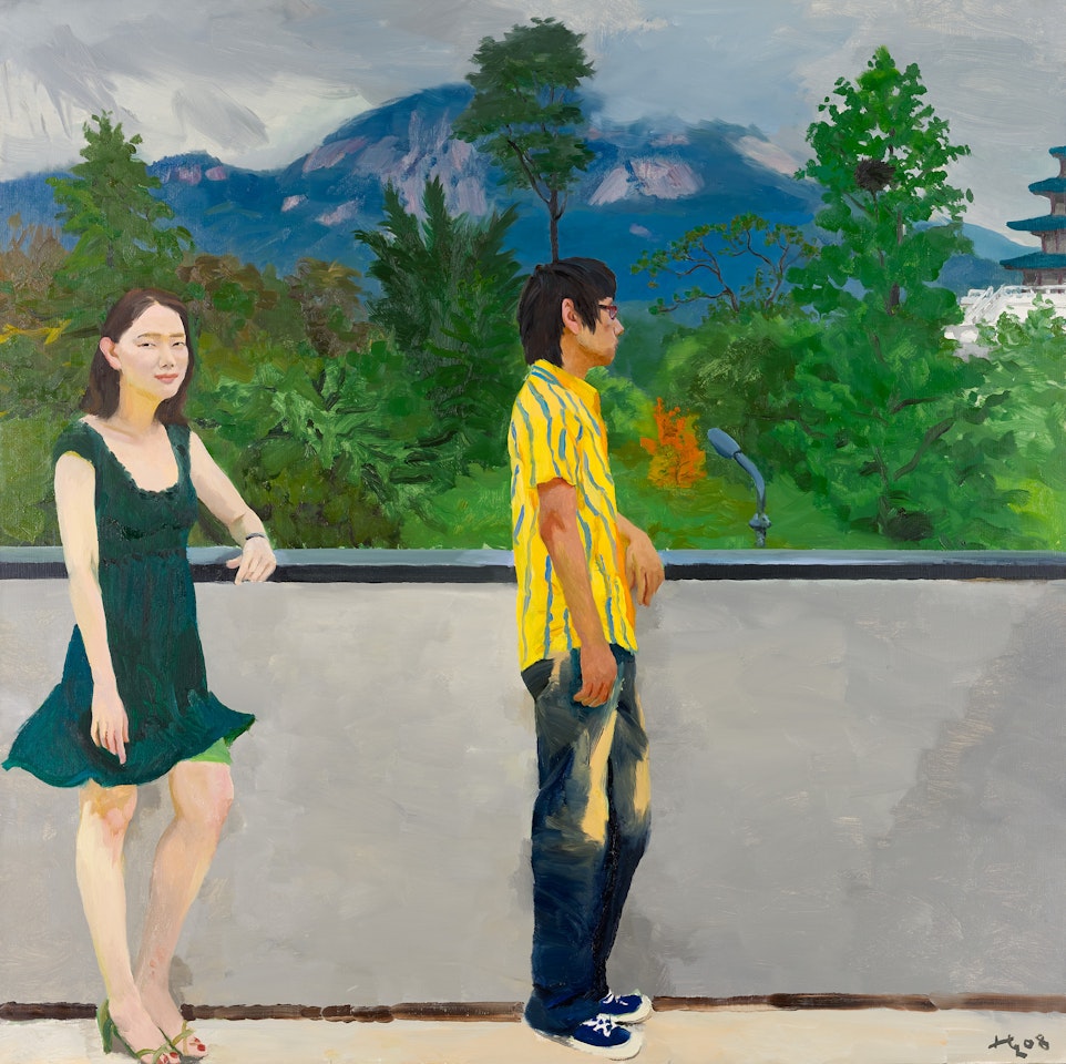 Mountain Inwang by Liu Xiaodong