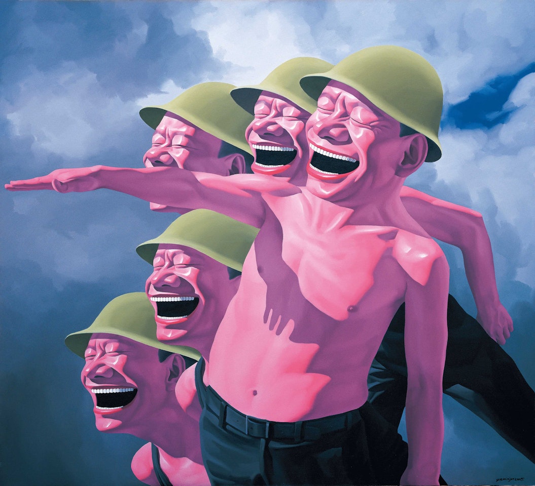 Untitled by Yue Minjun