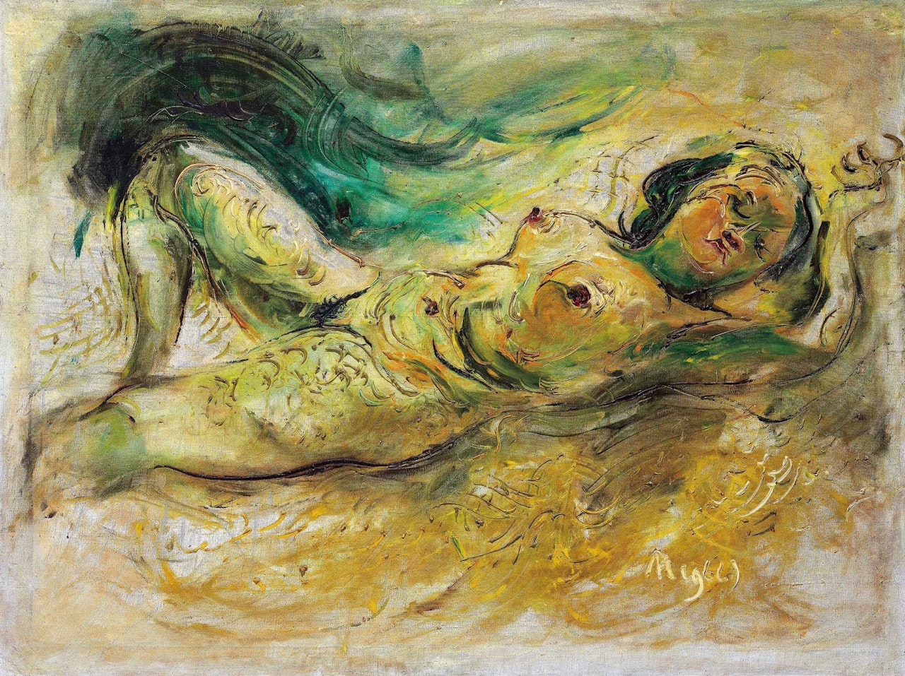 Nude by Affandi