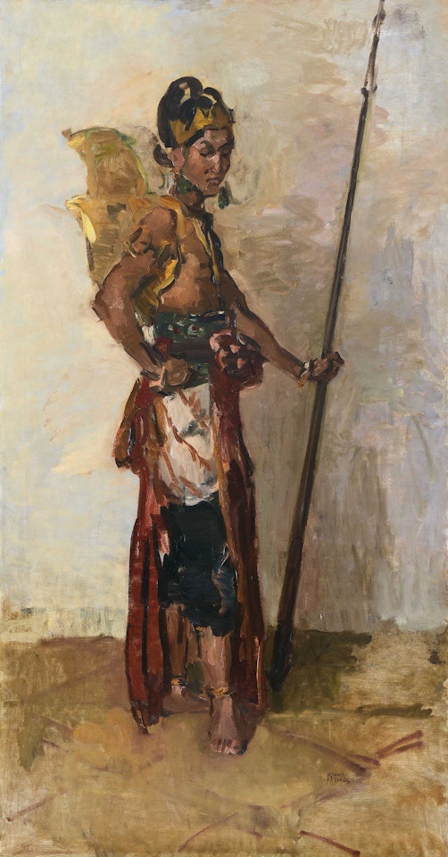Portrait of Raden Mas Jodjana by Isaac Israels