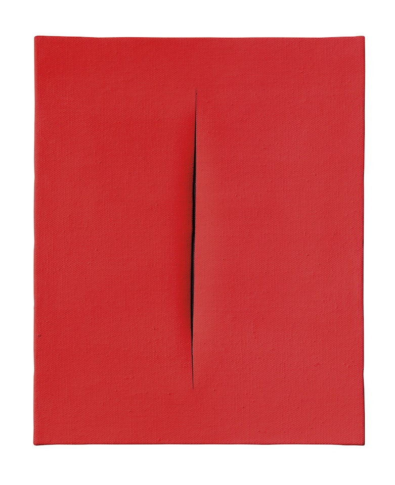 Concetto spaziale, Attesa by Lucio Fontana