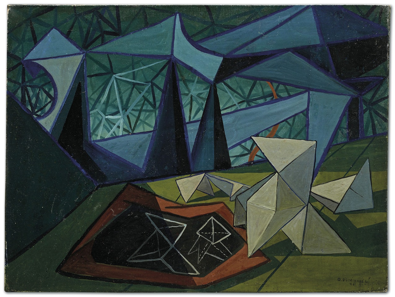 Les Cocottes en papier by Oscar Dominguez