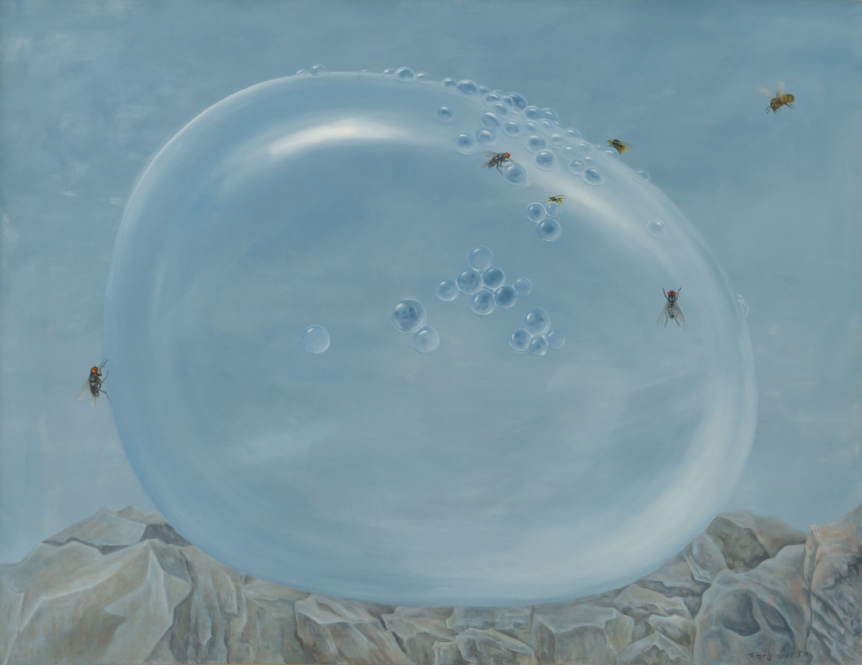 Bubble by Fang Lijun