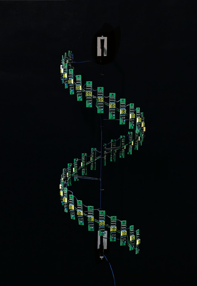 Counter Spiral No. 7 by Tatsuo Miyajima
