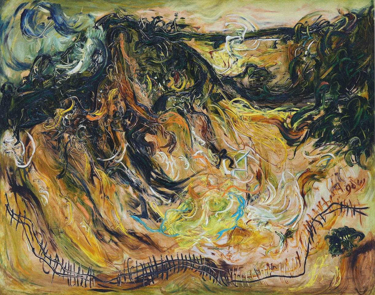 Tangkuban Perahu by Affandi