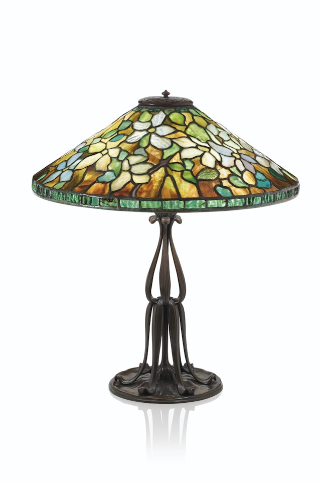 'CLEMATIS' TABLE LAMP by Tiffany Studios