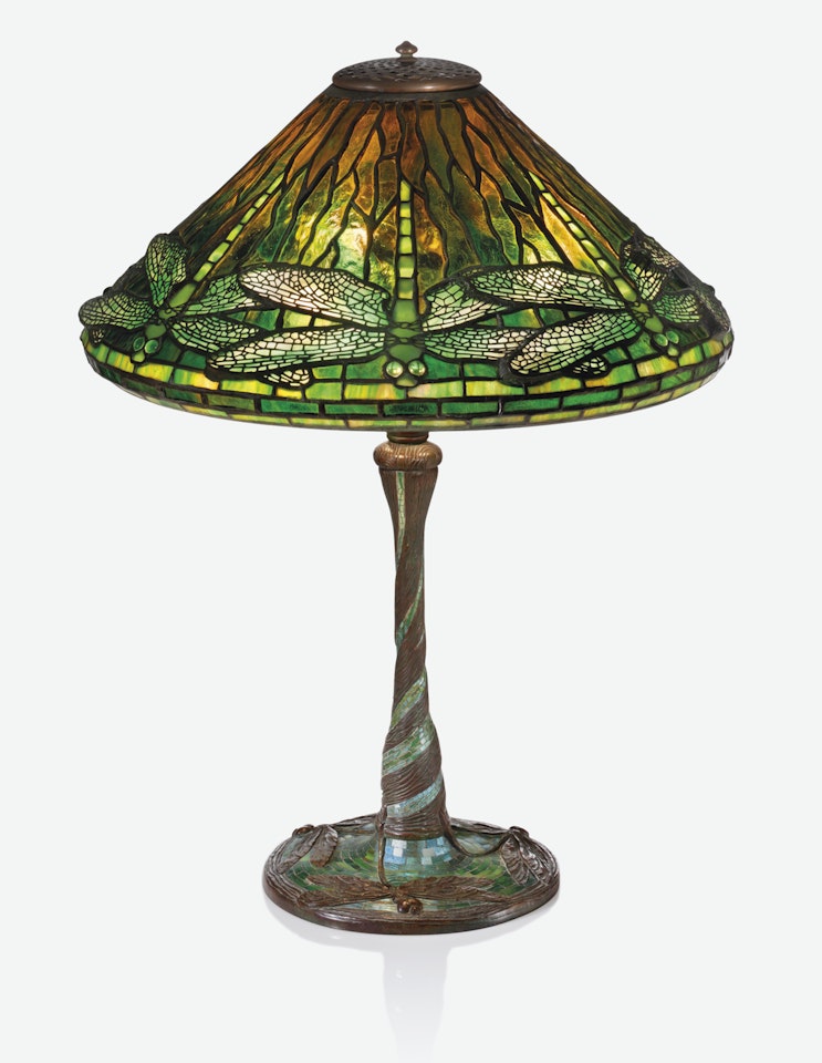 'DRAGONFLY' TABLE LAMP by Tiffany Studios