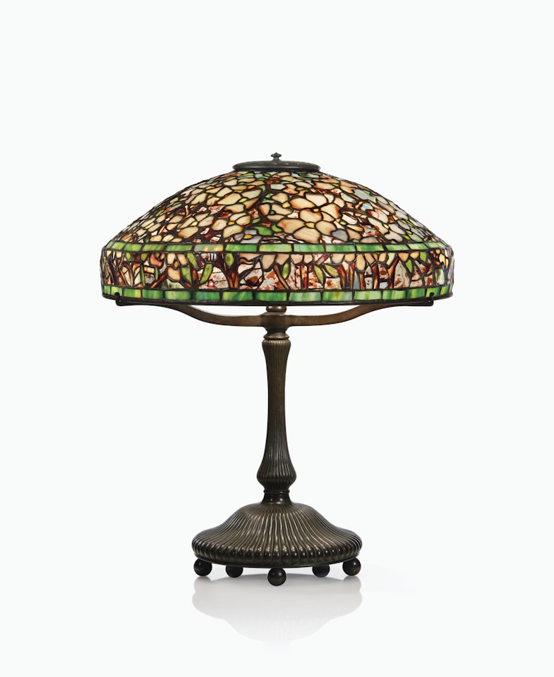 'DOGWOOD' TABLE LAMP by Tiffany Studios