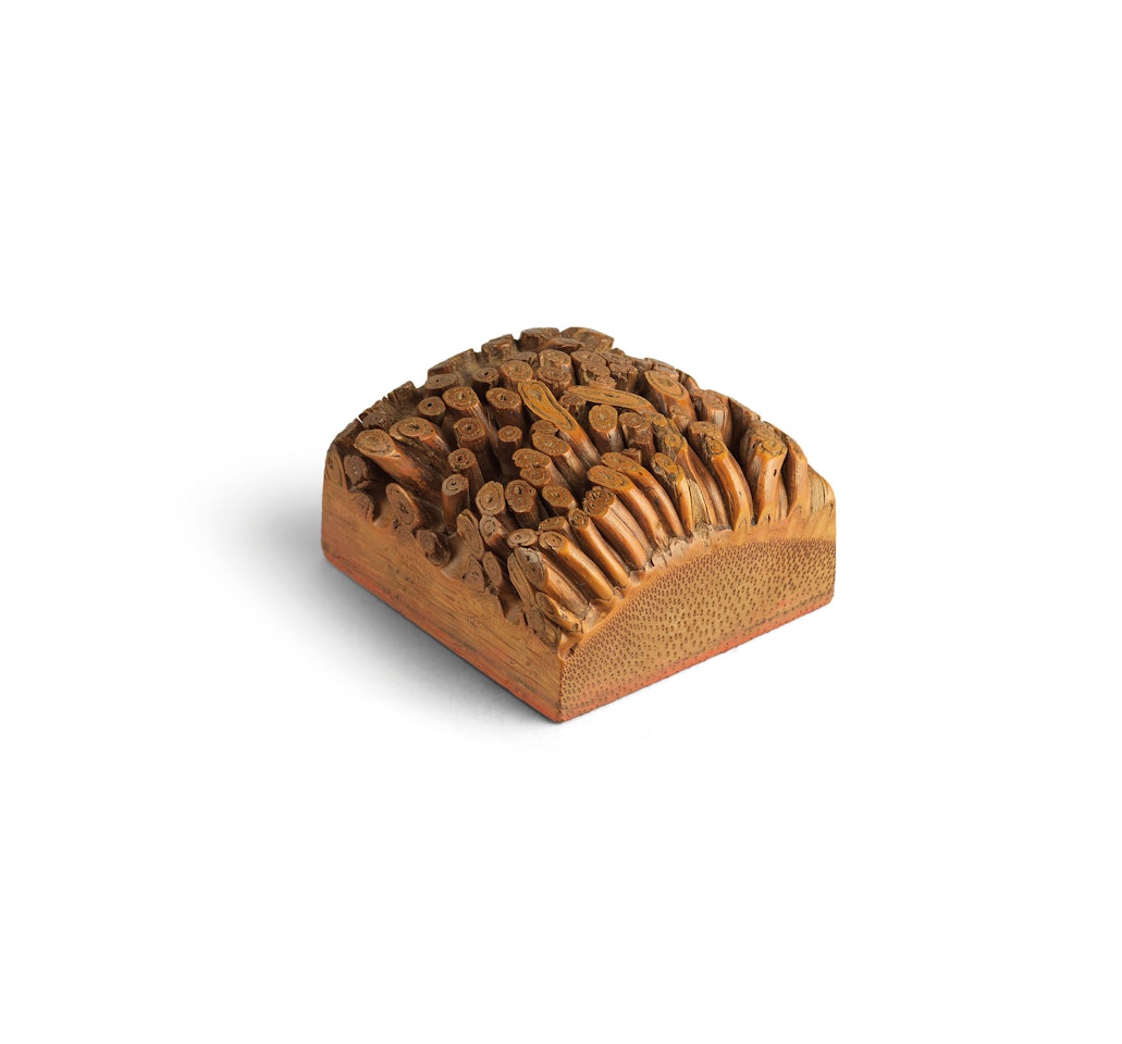 A NATURAL-FORM BAMBOO ROOT SEAL by Anonymous