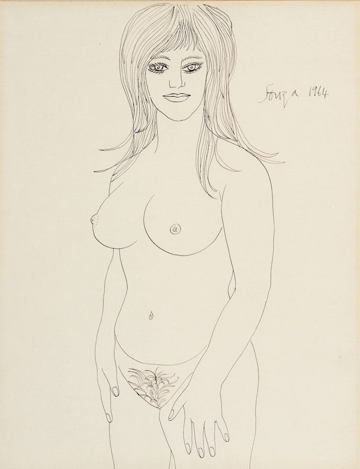 Untitled (Nude) by Francis Newton Souza