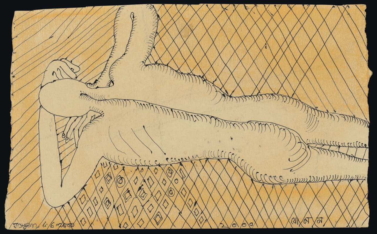 Man Resting by Jogen Chowdhury