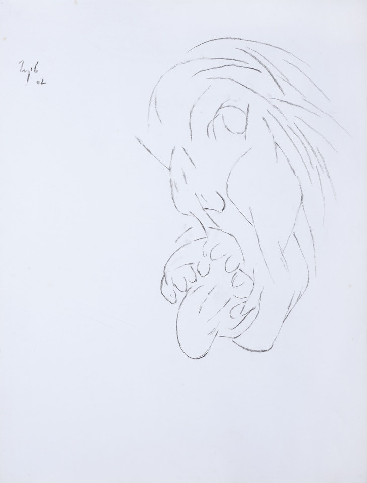 Untitled (Head of Kali) by Tyeb Mehta