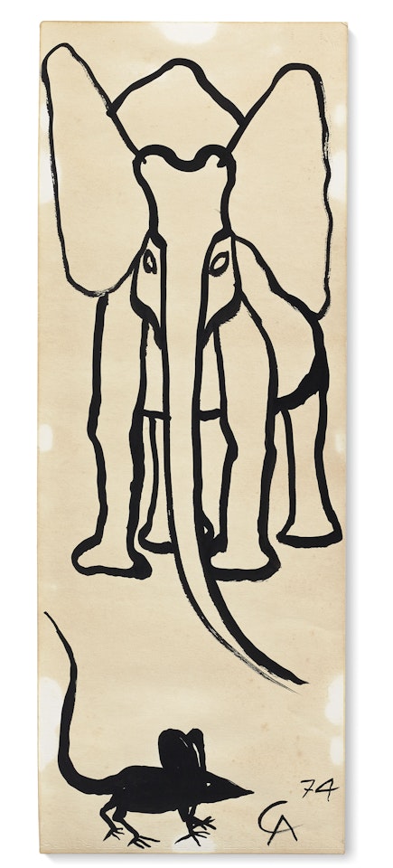 Sans titre (Eléphant et Souris) by Alexander Calder