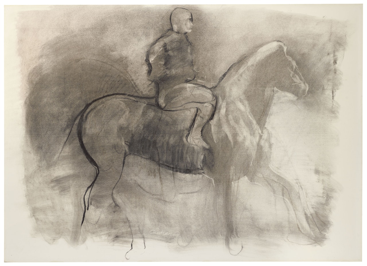 Homme à cheval by Sam Szafran