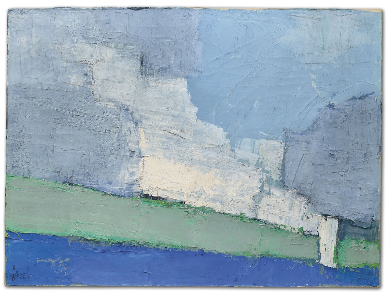Paysage de Vaucluse No. 3 by Nicolas de Staël