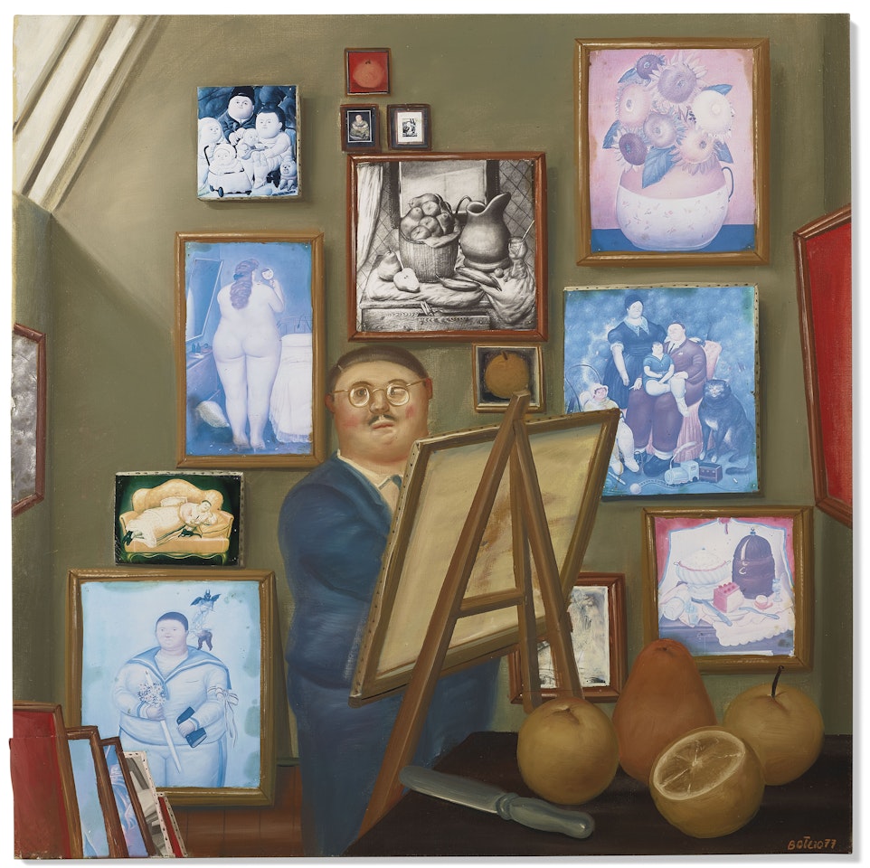 L'atelier by Fernando Botero