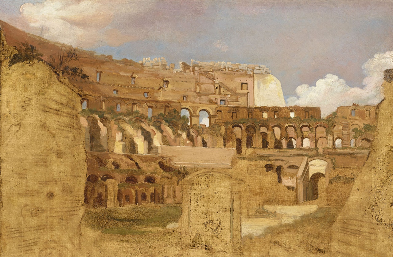 Rome, l'interieur du Colisée by French School