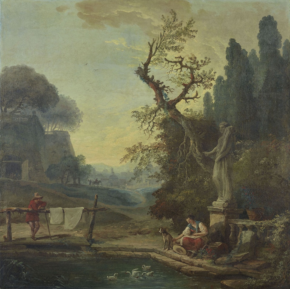 L'Abreuvoir by Hubert Robert
