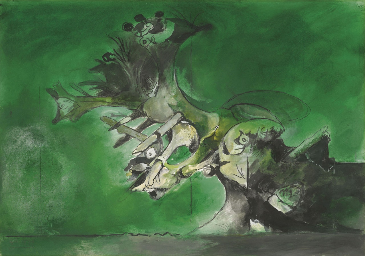 Green Form in Woods by Graham Sutherland