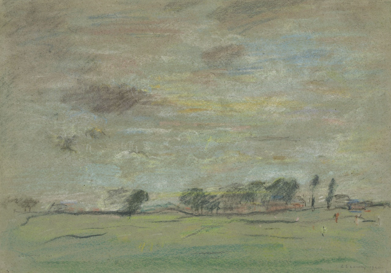 Landscape with Figures by Laurence Stephen Lowry