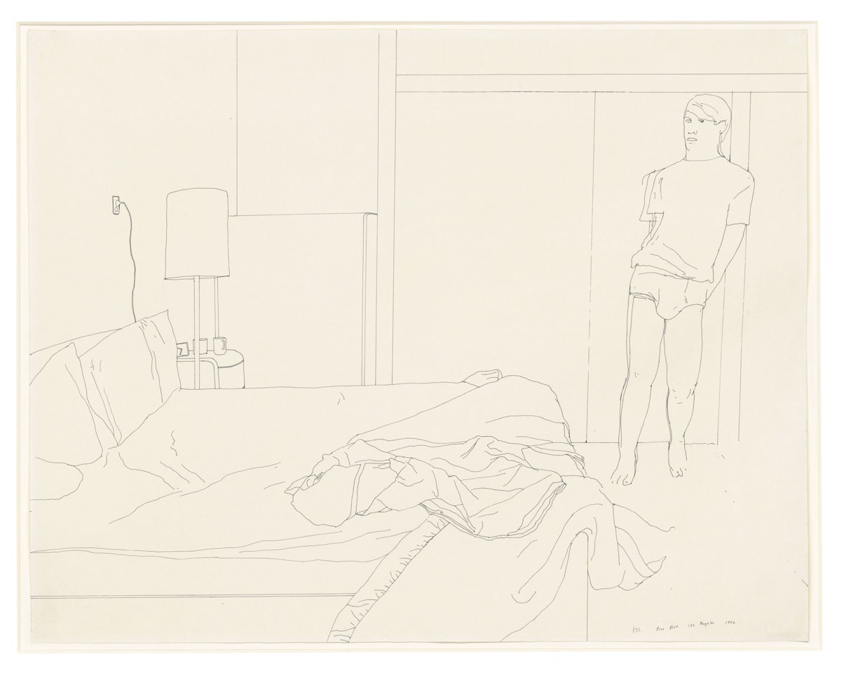 Pico Blvd, Los Angeles by David Hockney