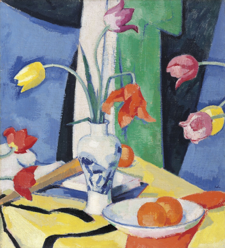 Still Life with Tulips by Samuel John Peploe