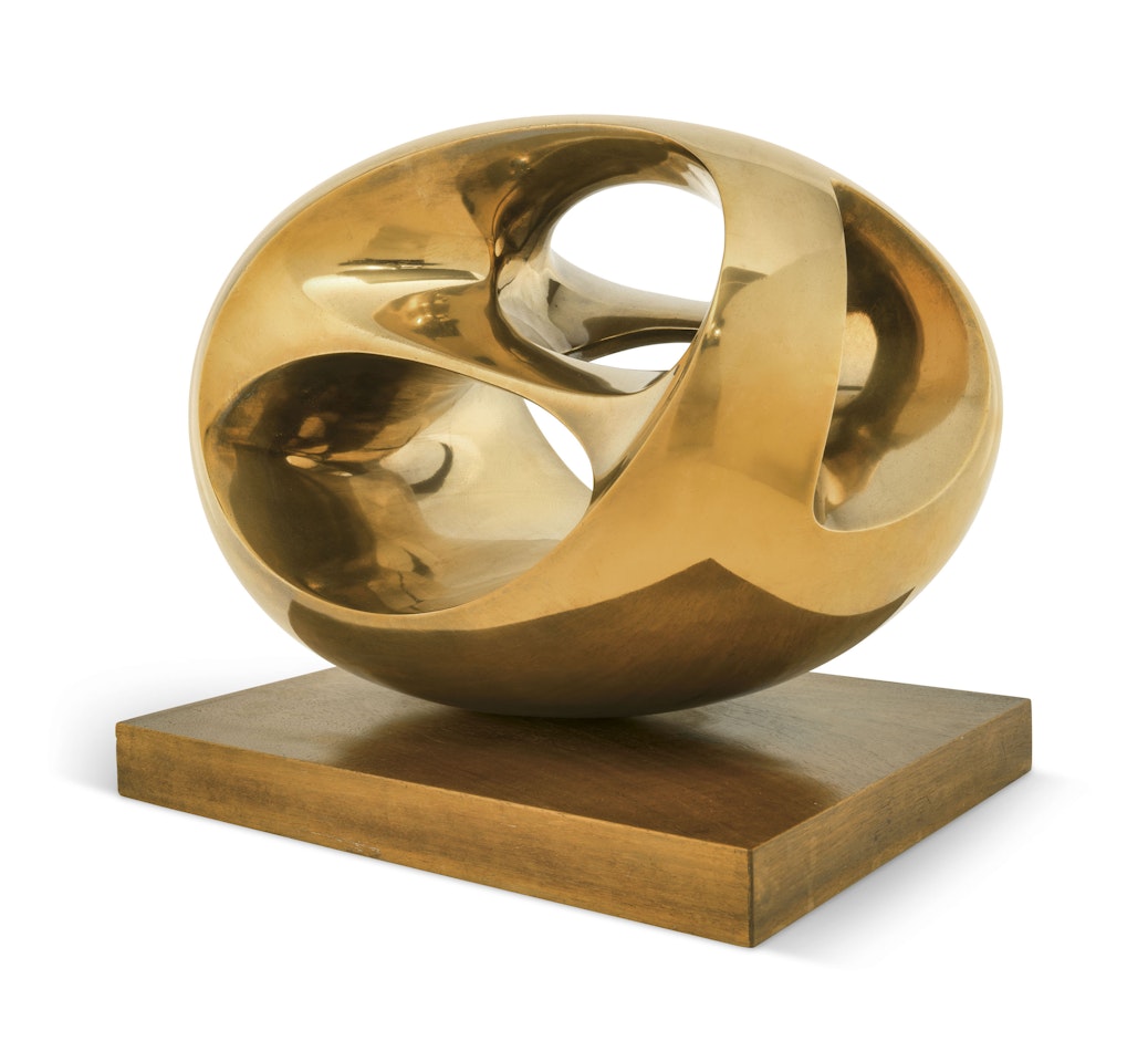 Oval Sculpture by Barbara Hepworth