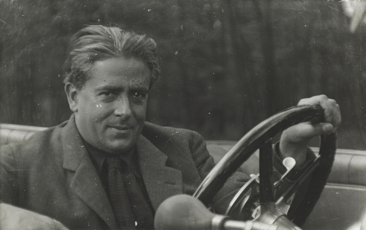 Francis Picabia dans Sa Voiture by Man Ray