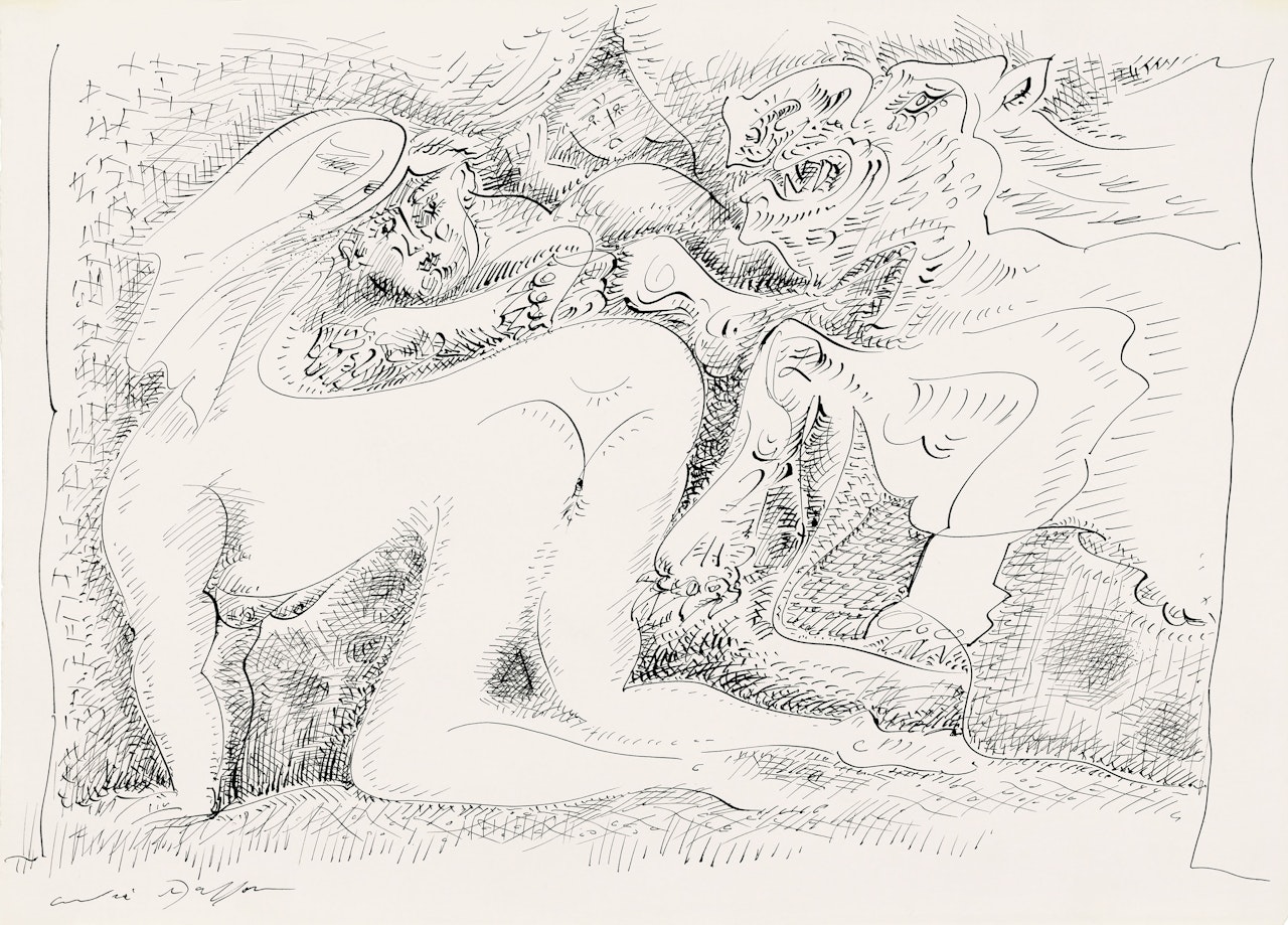 Le rêve d'une nonne by André Masson