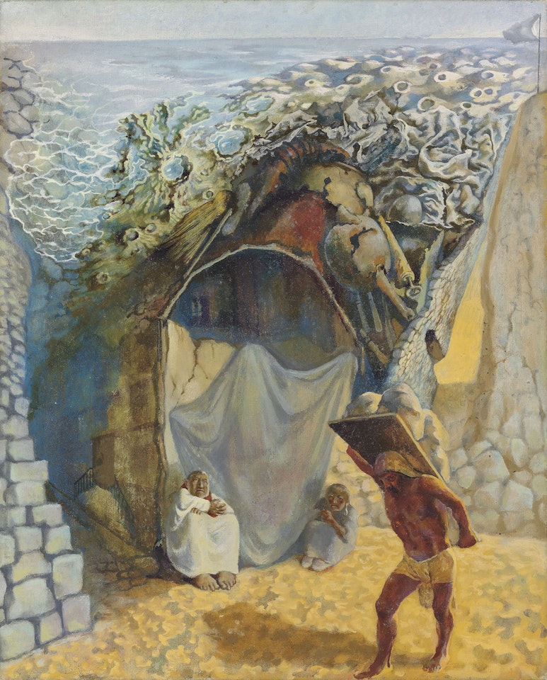 Allegorical Composition (Guardians of the Threshold) by Pavel Tchelitchew