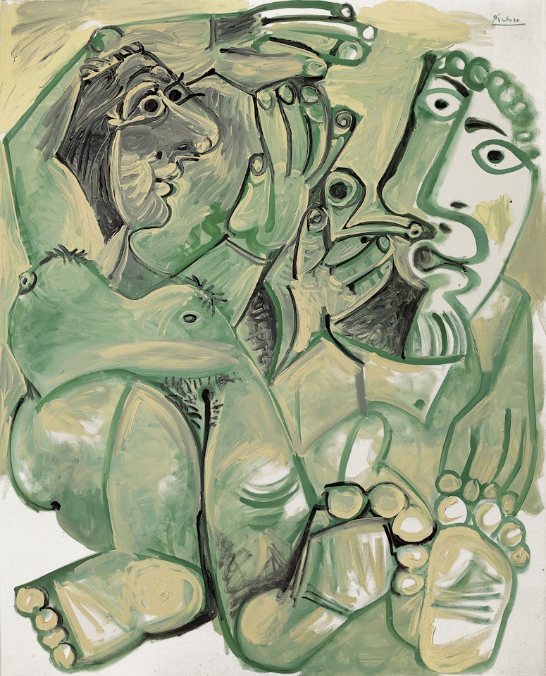 Homme et femme nus by Pablo Picasso