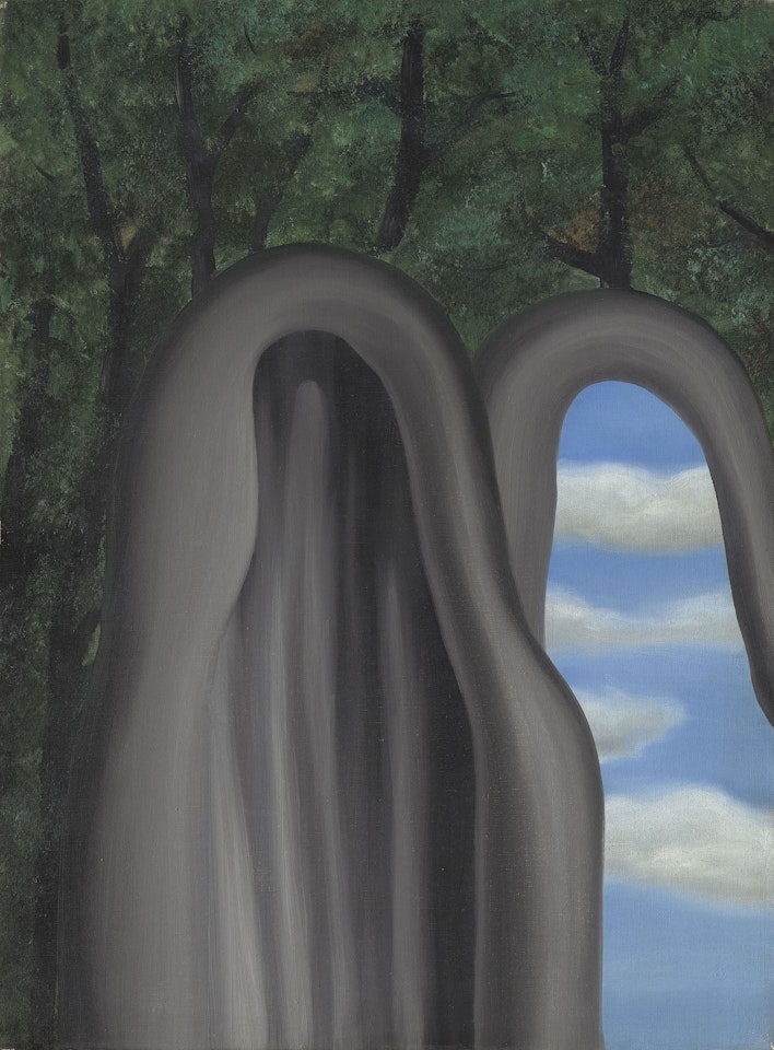 Le palais de rideaux by René Magritte