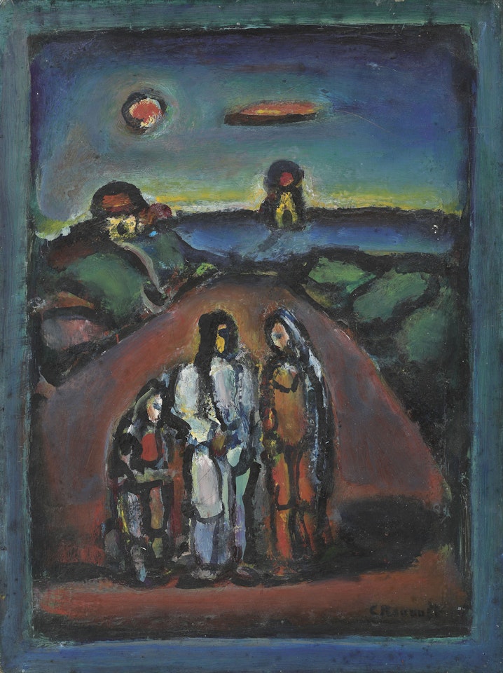 Christ et disciples by Georges Rouault