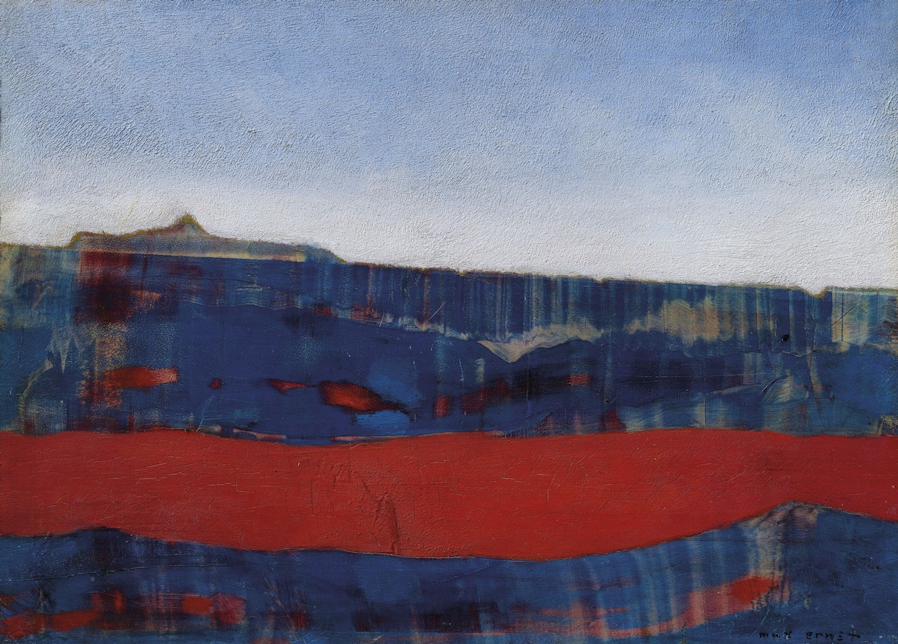 Grand paysage Américain - Arizona by Max Ernst