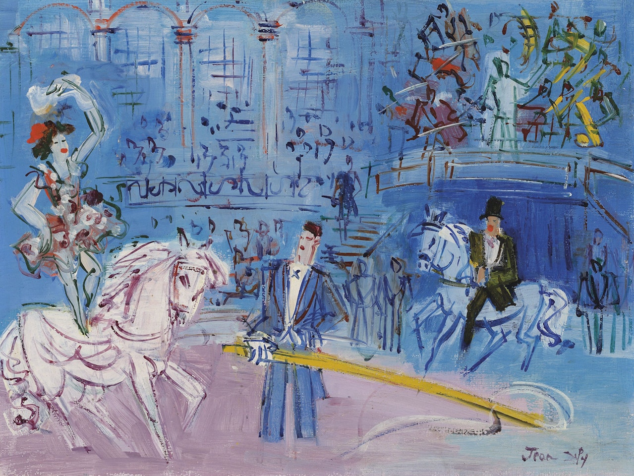 L'écuyère à panneaux by Jean Dufy