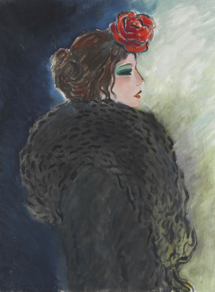 La fleur rouge by Jean-Pierre Cassigneul