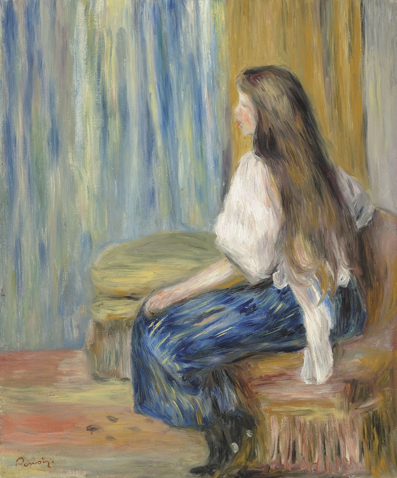 Femme aux longs cheveux by Pierre-Auguste Renoir