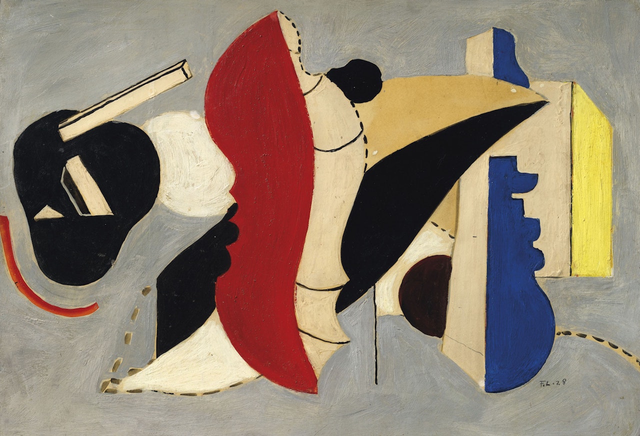 Coquillage rouge by Fernand Leger