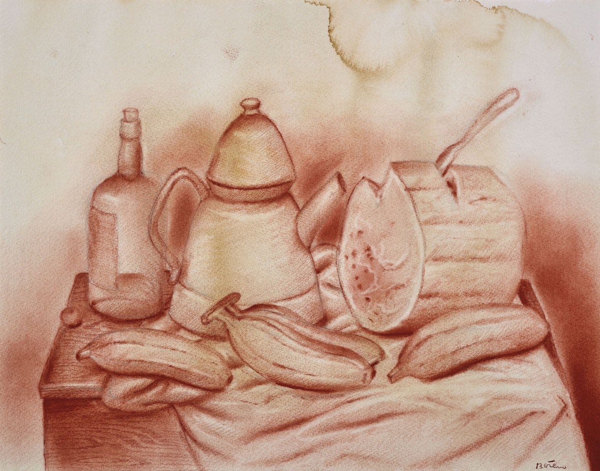 Still Life with Watermelon by Fernando Botero