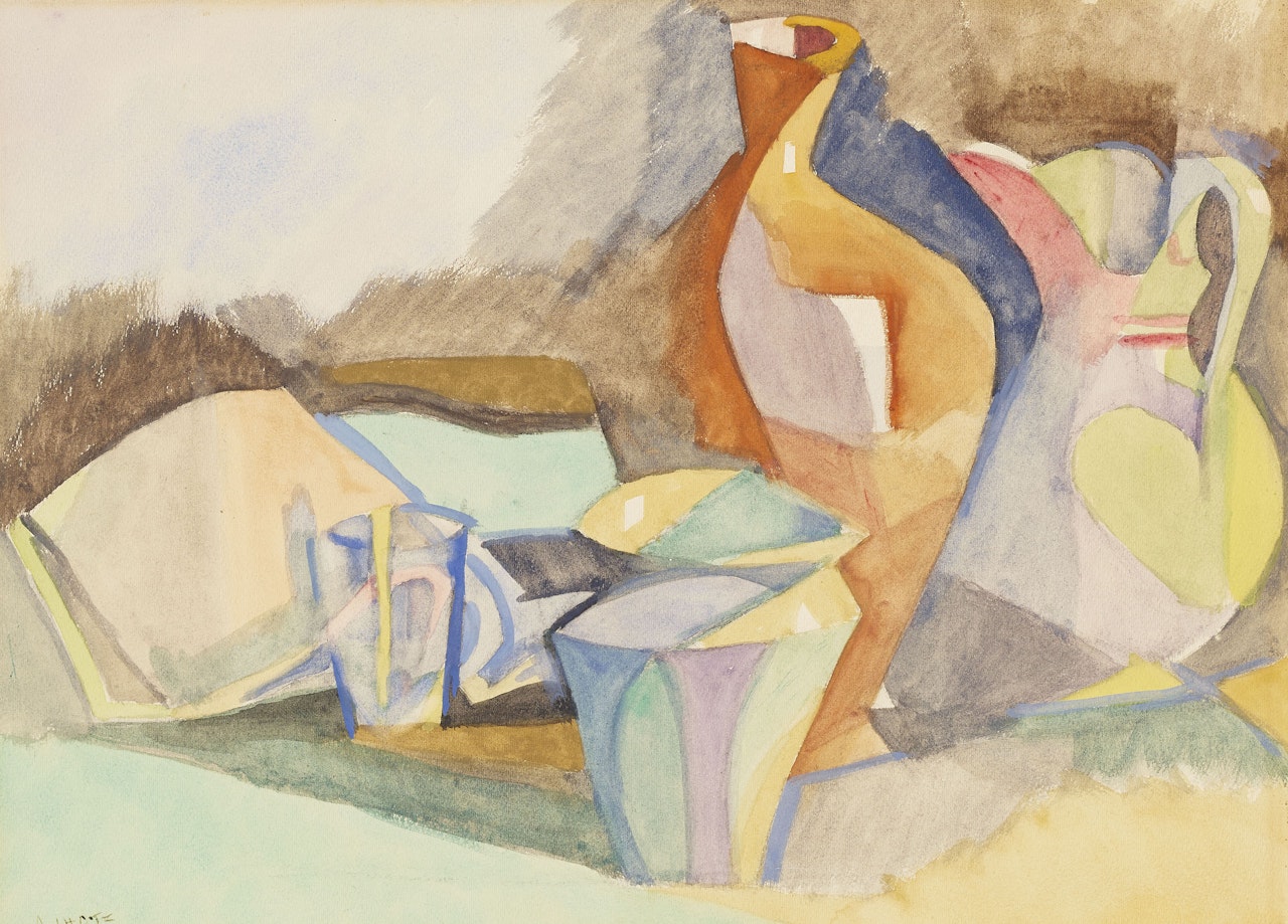 Nature morte aux pichets et au livre by André Lhote