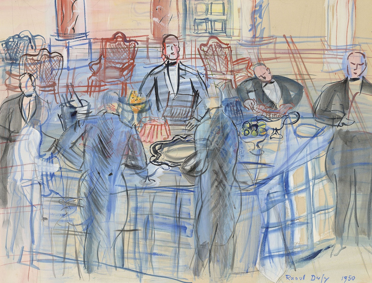 Le buffet by Raoul Dufy