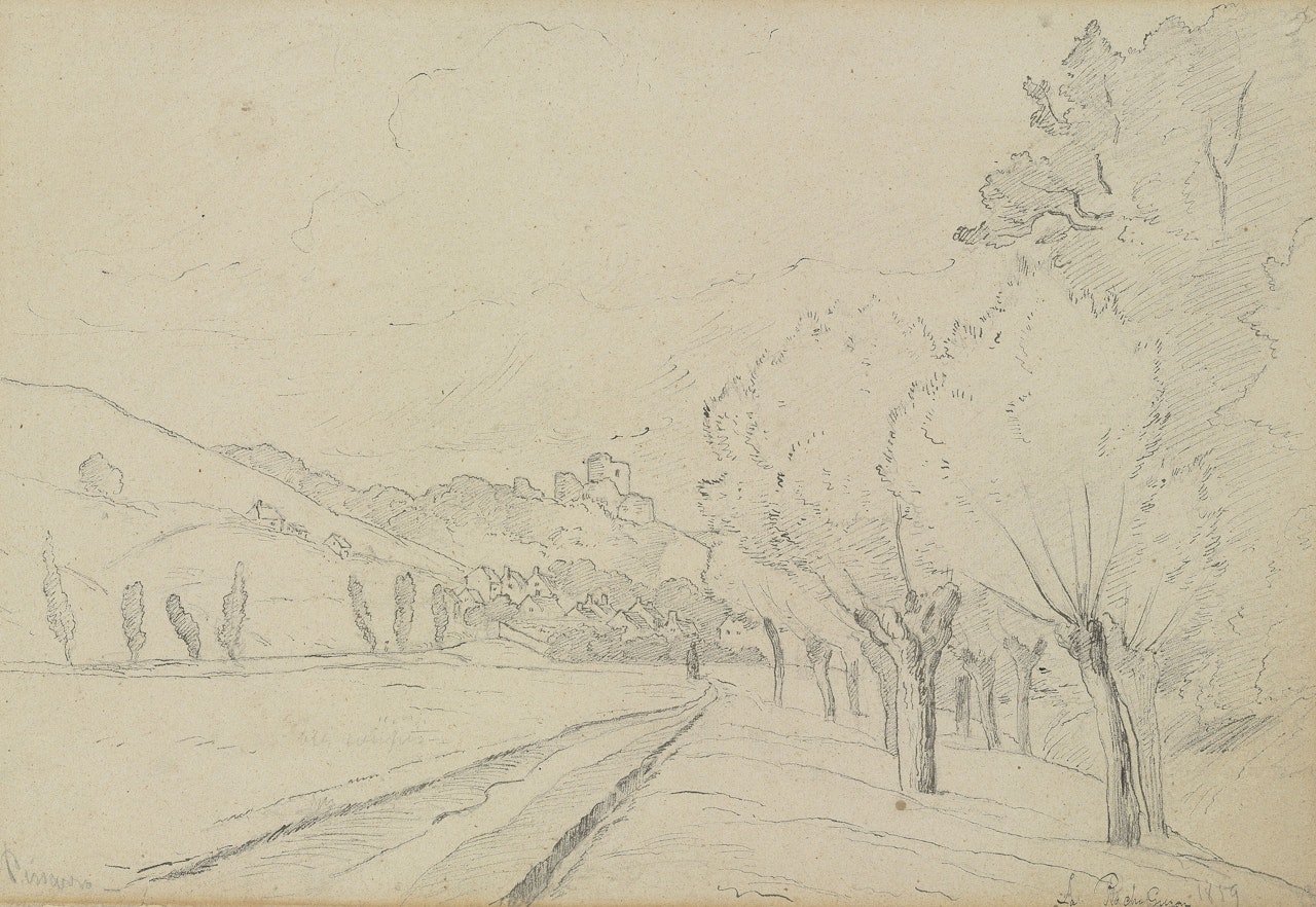 La Roche Guyon by Camille Pissarro