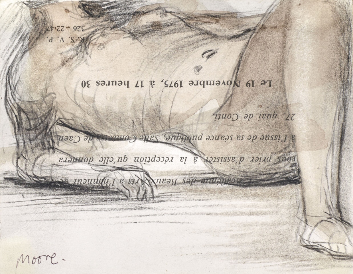 Reclining Woman by Henry Moore