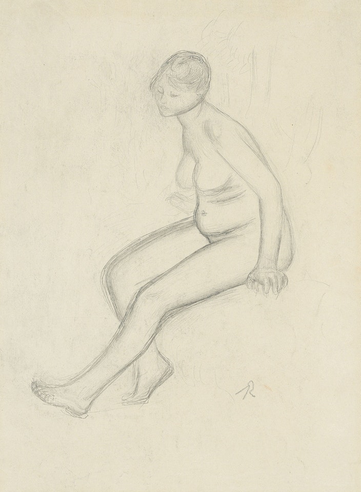 Étude de nu by Pierre-Auguste Renoir