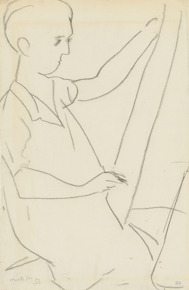 Femme dessinant by Henri Matisse