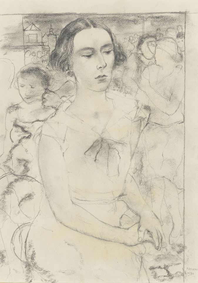Portrait de Tam by Paul Delvaux