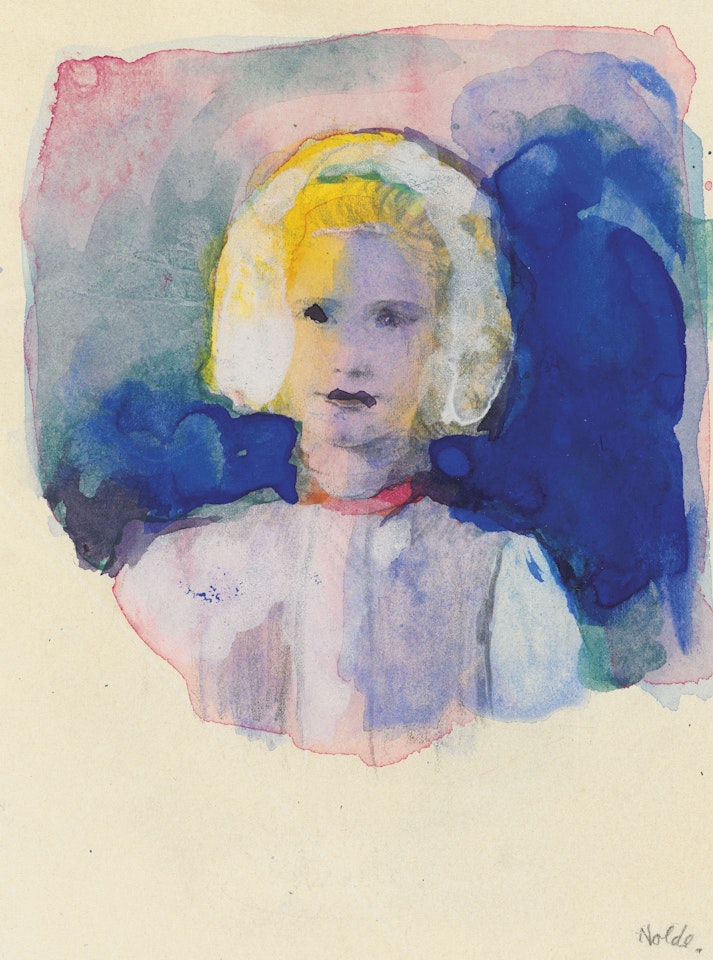 Kleines Mädchen by Emil Nolde